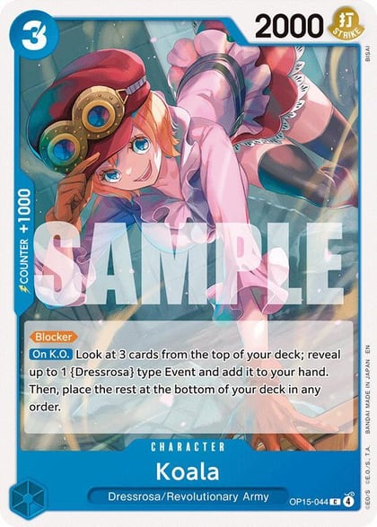 Koala, Adventure on Kami's Island OP15-044