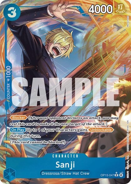 Sanji (OP15-047) (Alternate Art), Adventure on Kami's Island OP15-047