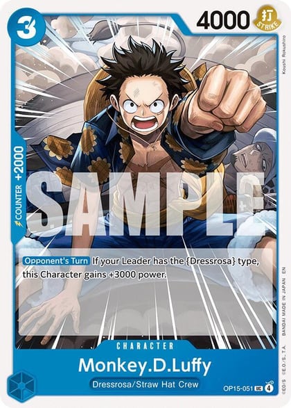 Monkey.D.Luffy (OP15-051), Adventure on Kami's Island OP15-051