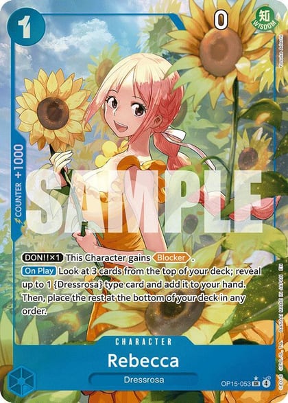 Rebecca (OP15-053) (Alternate Art), Adventure on Kami's Island OP15-053