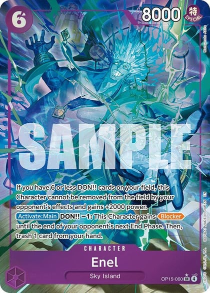 Enel (OP15-060) (Alternate Art), Adventure on Kami's Island OP15-060