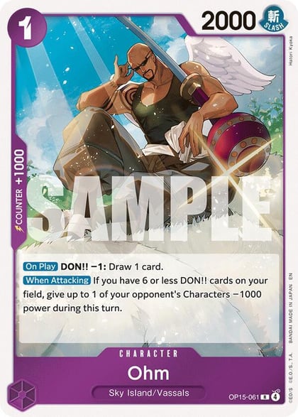 Ohm, Adventure on Kami's Island OP15-061