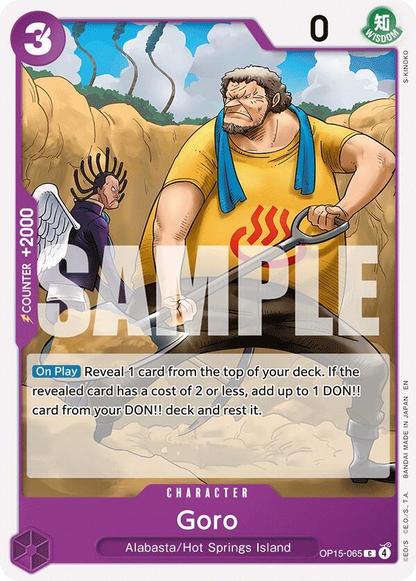 Goro, Adventure on Kami's Island OP15-065