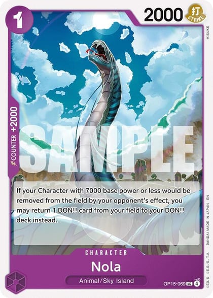 Nola, Adventure on Kami's Island OP15-069