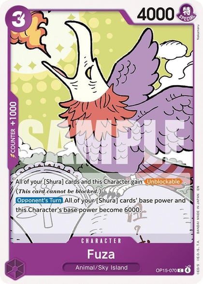 Fuza, Adventure on Kami's Island OP15-070