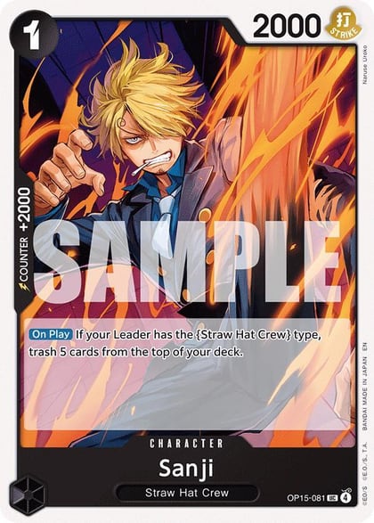 Sanji (OP15-081), Adventure on Kami's Island OP15-081