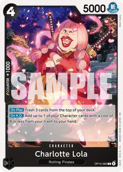 Charlotte Lola, Adventure on Kami's Island OP15-082