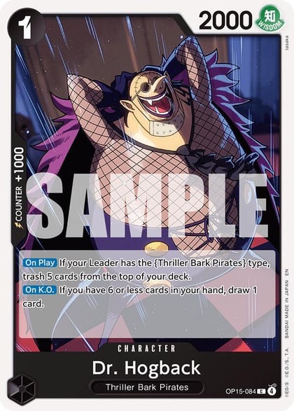 Dr. Hogback, Adventure on Kami's Island OP15-084