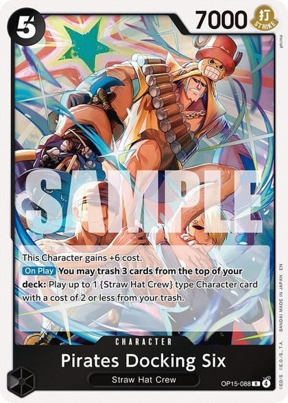 Pirates Docking Six, Adventure on Kami's Island OP15-088