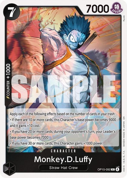 Monkey.D.Luffy (OP15-092), Adventure on Kami's Island OP15-092