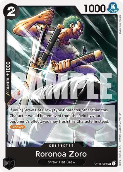 Roronoa Zoro (OP15-094), Adventure on Kami's Island OP15-094