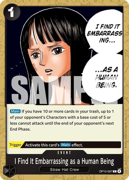 I Find It Embarrassing as a Human Being, Adventure on Kami's Island OP15-097