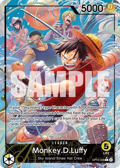 Monkey.D.Luffy (OP15-098) (Alternate Art), Adventure on Kami's Island OP15-098