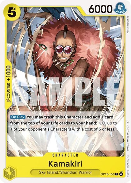 Kamakiri, Adventure on Kami's Island OP15-100