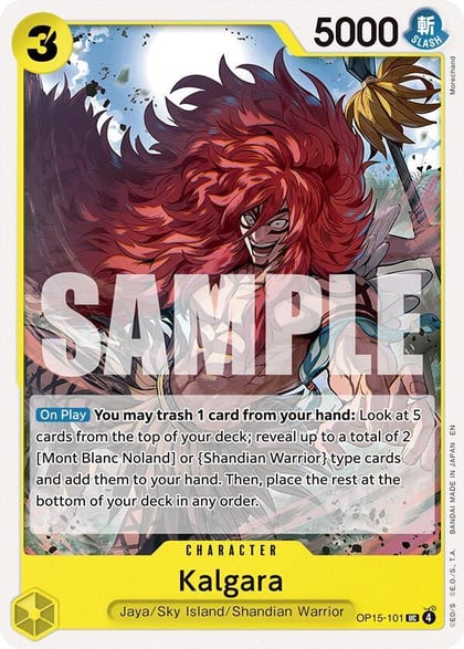 Kalgara, Adventure on Kami's Island OP15-101