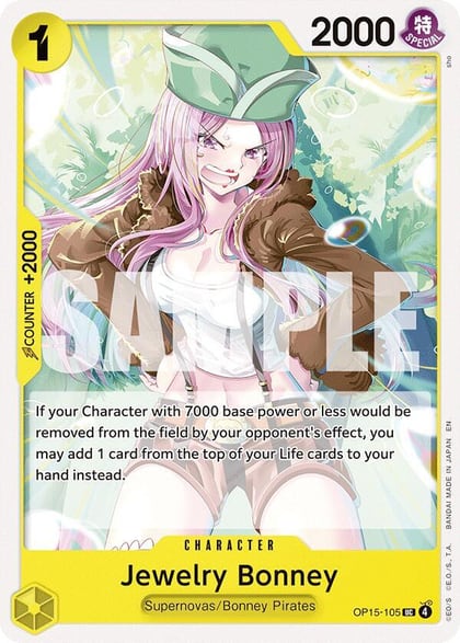 Jewelry Bonney (OP15-105), Adventure on Kami's Island OP15-105