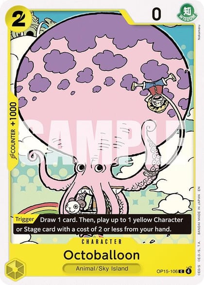 Octoballoon, Adventure on Kami's Island OP15-106