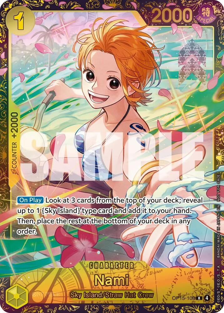 Nami (CS26-27 Regionals Season 2 Top 64), Adventure on Kami's Island OP15-108