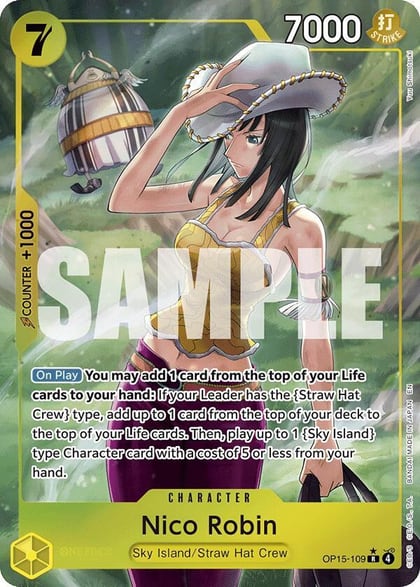 Nico Robin (OP15-109) (Alternate Art), Adventure on Kami's Island OP15-109