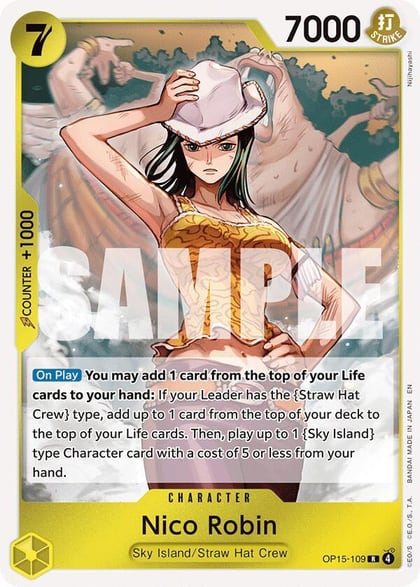 Nico Robin (OP15-109), Adventure on Kami's Island OP15-109