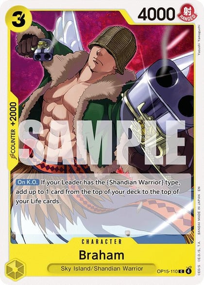 Braham, Adventure on Kami's Island OP15-110