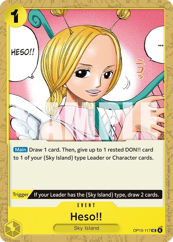 Heso!!, Adventure on Kami's Island OP15-117