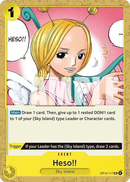 Heso!!, Adventure on Kami's Island OP15-117