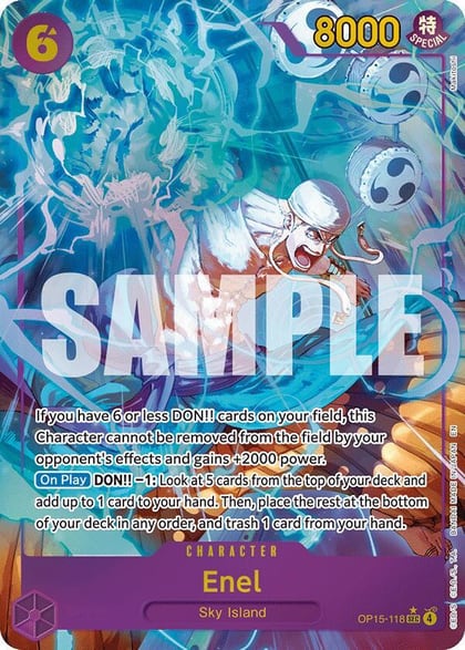 Enel (OP15-118) (Alternate Art), Adventure on Kami's Island OP15-118
