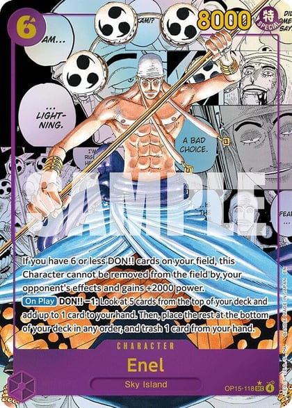 Enel (OP15-118) (Manga), Adventure on Kami's Island OP15-118