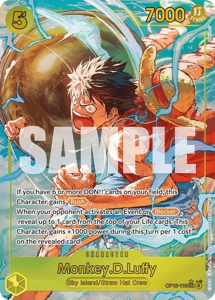 Monkey.D.Luffy (OP15-119) (Alternate Art), Adventure on Kami's Island OP15-119