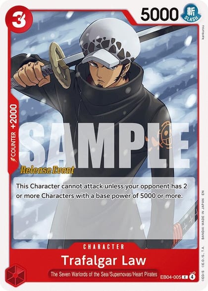 Trafalgar Law, Adventure on Kami's Island Release Event Cards EB04-005