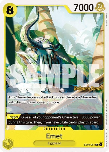Emet, Adventure on Kami's Island Release Event Cards EB04-051