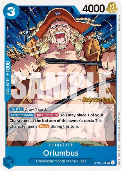 Orlumbus, Adventure on Kami's Island Release Event Cards OP15-041