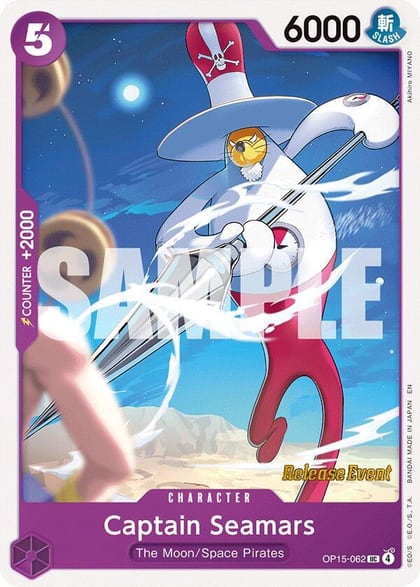Captain Seamars, Adventure on Kami's Island Release Event Cards OP15-062