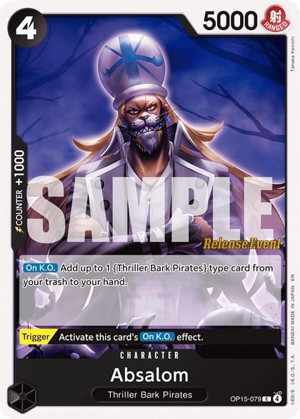 Absalom, Adventure on Kami's Island Release Event Cards OP15-079