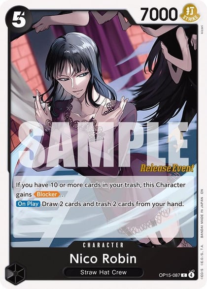 Nico Robin (OP15-087), Adventure on Kami's Island Release Event Cards OP15-087