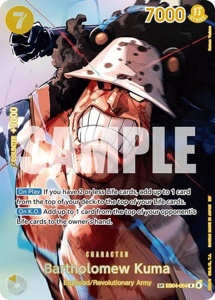 Bartholomew Kuma (SP), The Time of Battle EB04-054