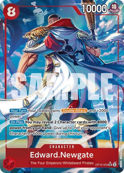 Edward.Newgate (Alternate Art), The Time of Battle OP16-003