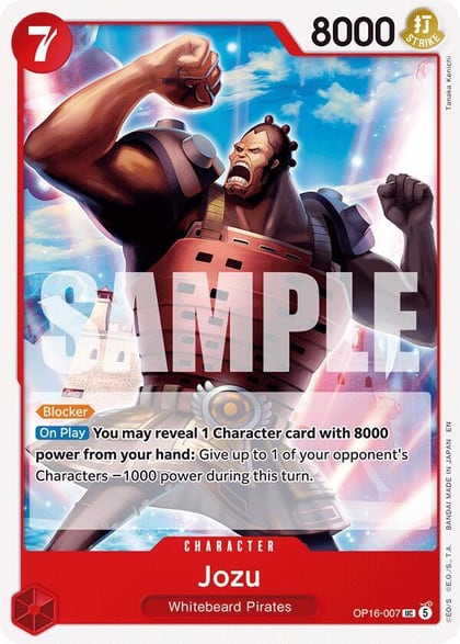 Jozu, The Time of Battle OP16-007