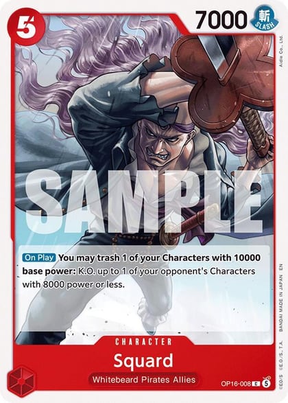 Squard, The Time of Battle OP16-008