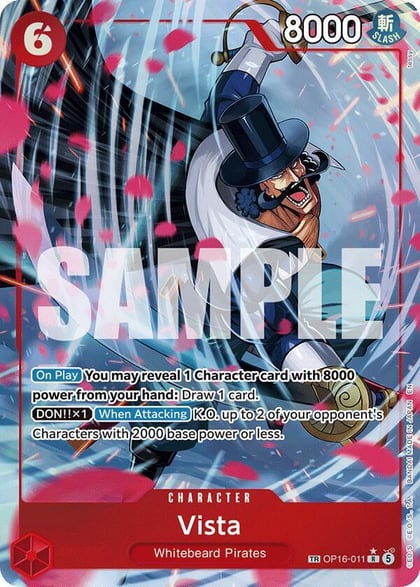 Vista (TR), The Time of Battle OP16-011