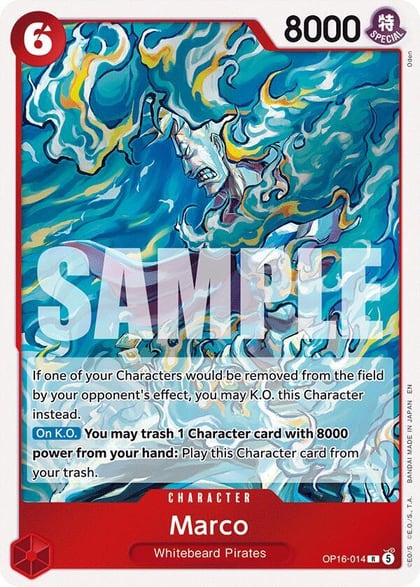 Marco, The Time of Battle OP16-014