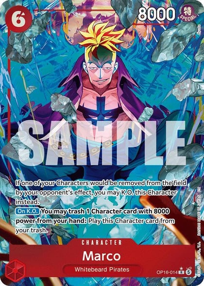 Marco (Alternate Art), The Time of Battle OP16-014