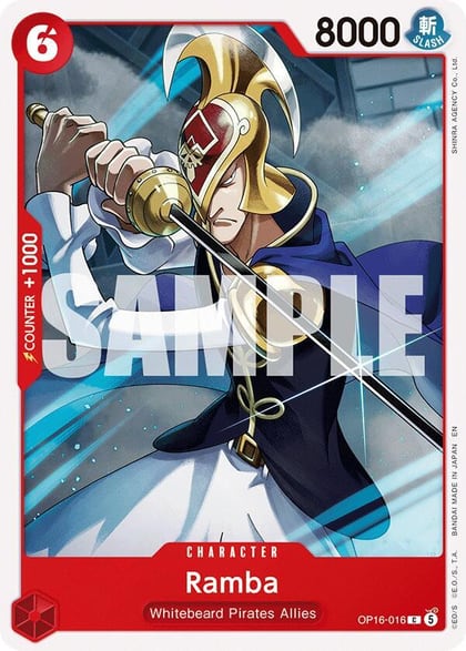 Ramba, The Time of Battle OP16-016