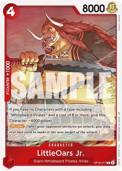 LittleOars Jr., The Time of Battle OP16-017