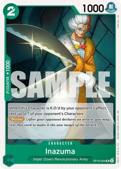 Inazuma, The Time of Battle OP16-024