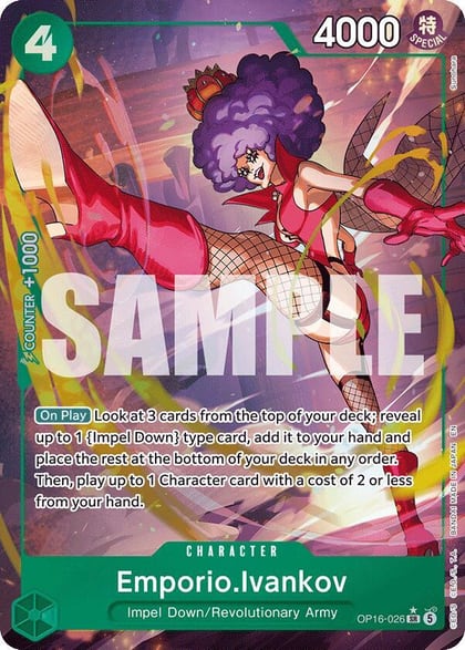 Emporio.Ivankov (026) (Alternate Art), The Time of Battle OP16-026