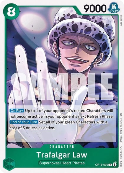 Trafalgar Law (030), The Time of Battle OP16-030