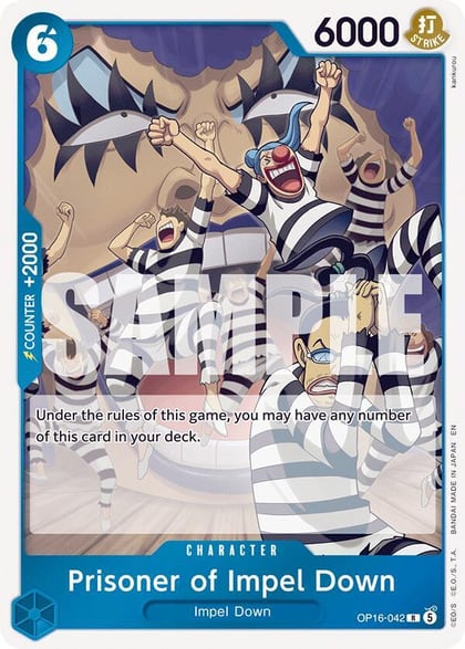 Prisoner of Impel Down, The Time of Battle OP16-042