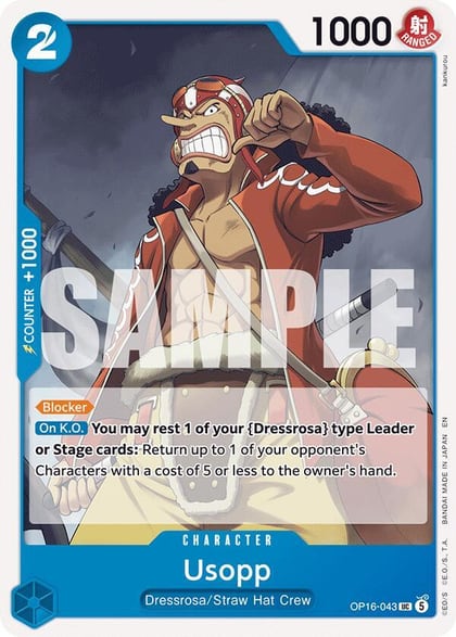 Usopp, The Time of Battle OP16-043